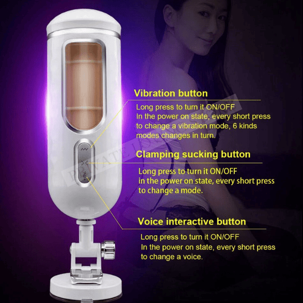âm đạo giả gắn tường rung thụt tự động dibe